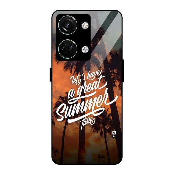 Great Summer Glass Back Case for Oneplus Nord 3