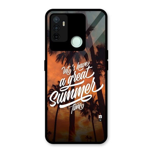 Great Summer Glass Back Case for Oppo A53