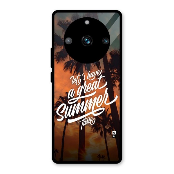 Great Summer Glass Back Case for Realme 11 Pro