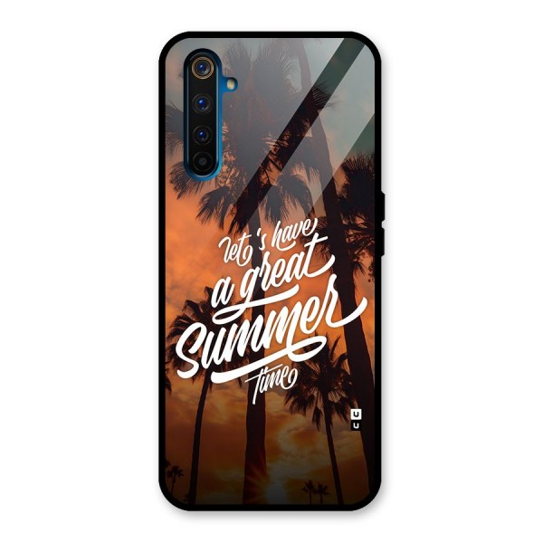 Great Summer Glass Back Case for Realme 6 Pro