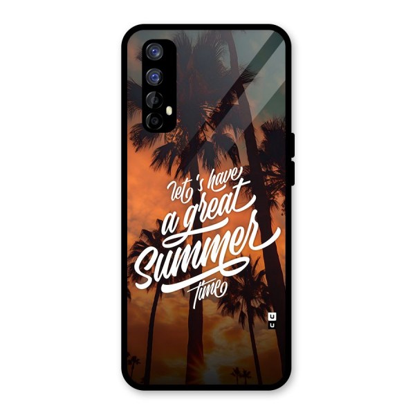 Great Summer Glass Back Case for Realme 7