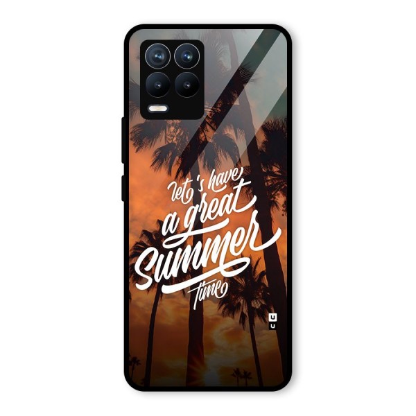 Great Summer Glass Back Case for Realme 8 Pro