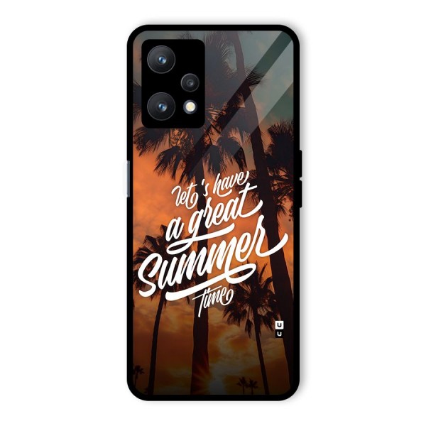 Great Summer Glass Back Case for Realme 9 Pro 5G