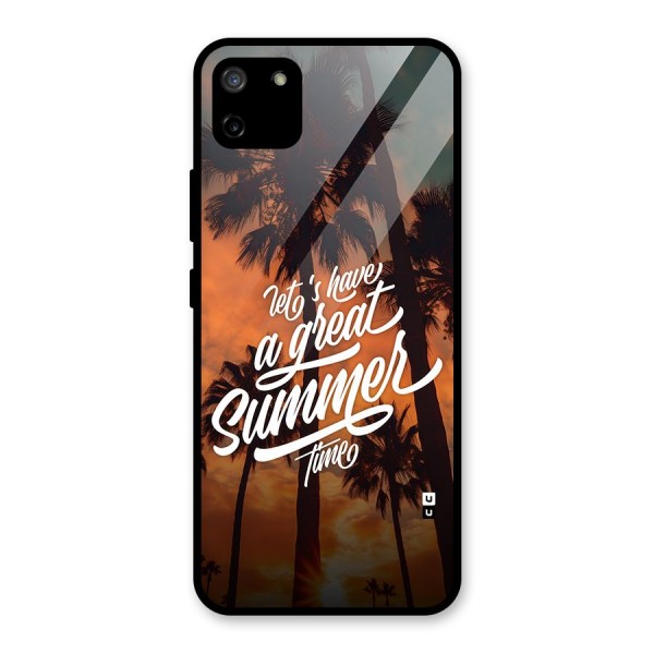 Great Summer Glass Back Case for Realme C11