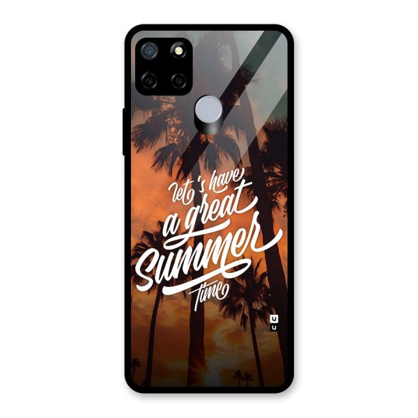 Great Summer Glass Back Case for Realme C15