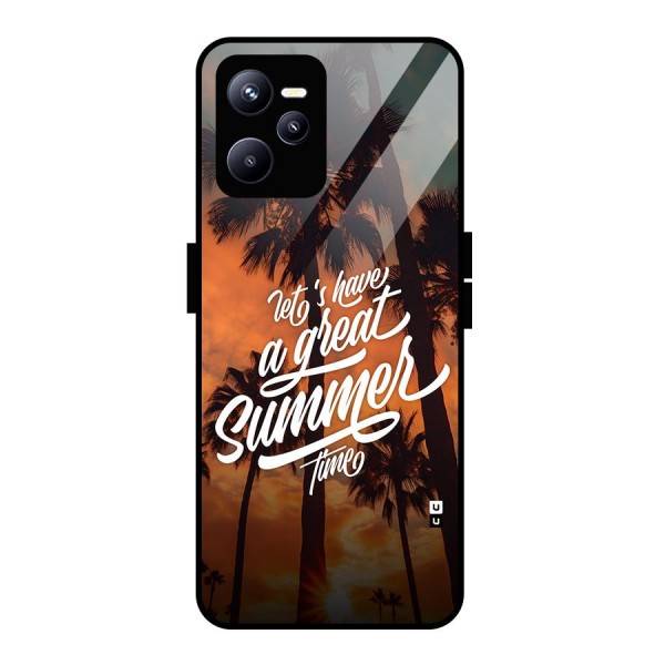 Great Summer Glass Back Case for Realme C35