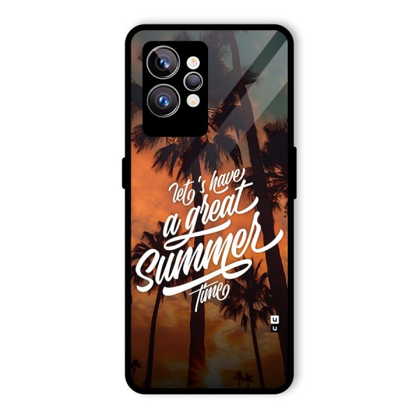 Great Summer Glass Back Case for Realme GT2 Pro