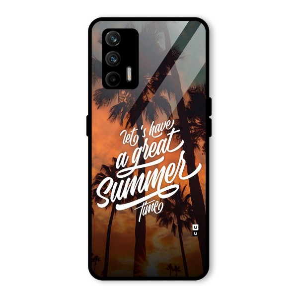 Great Summer Glass Back Case for Realme GT 5G