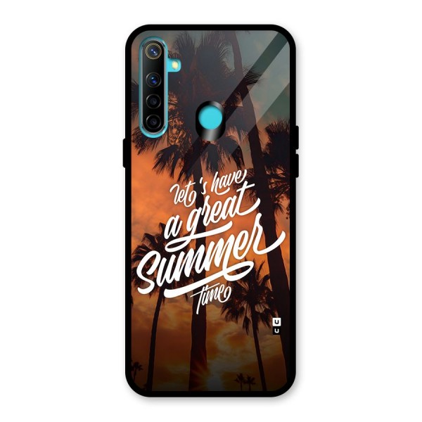 Great Summer Glass Back Case for Realme Narzo 10