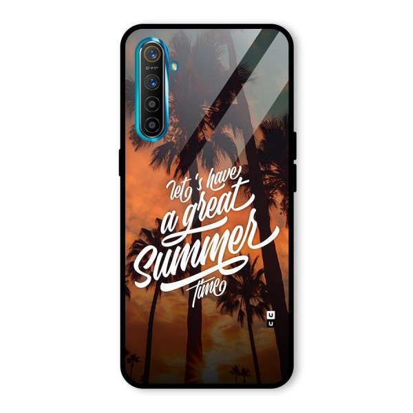 Great Summer Glass Back Case for Realme X2