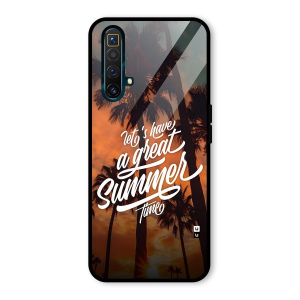 Great Summer Glass Back Case for Realme X3 SuperZoom