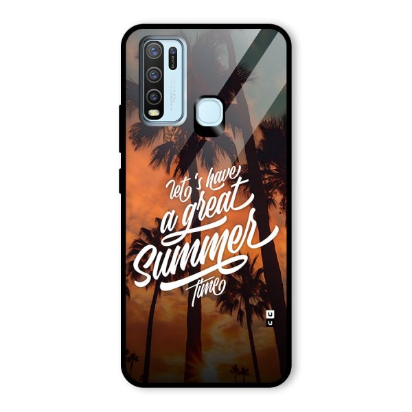 Great Summer Glass Back Case for Vivo Y30