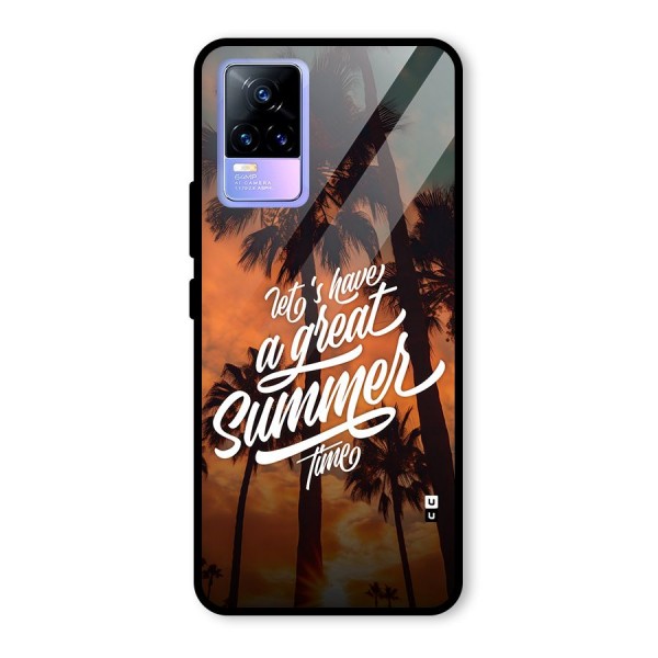 Great Summer Glass Back Case for Vivo Y73