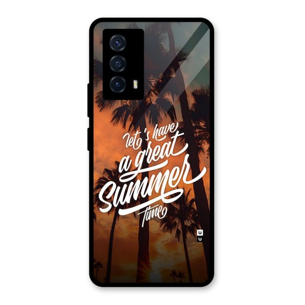 Great Summer Glass Back Case for Vivo iQOO Z5