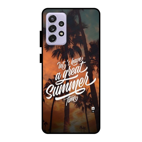 Great Summer Metal Back Case for Galaxy A72