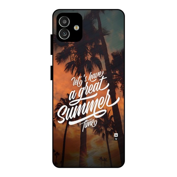 Great Summer Metal Back Case for Galaxy M13 5G