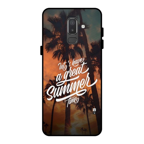 Great Summer Metal Back Case for Galaxy On8 (2018)