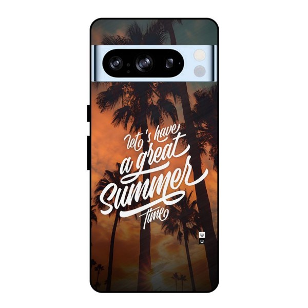 Great Summer Metal Back Case for Google Pixel 8 Pro