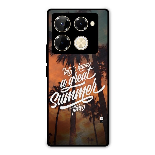 Great Summer Metal Back Case for Infinix Note 40 Pro