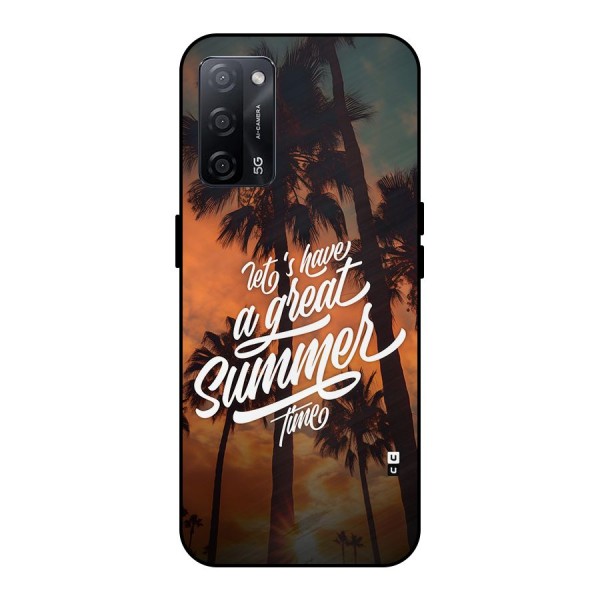 Great Summer Metal Back Case for Oppo A53s 5G