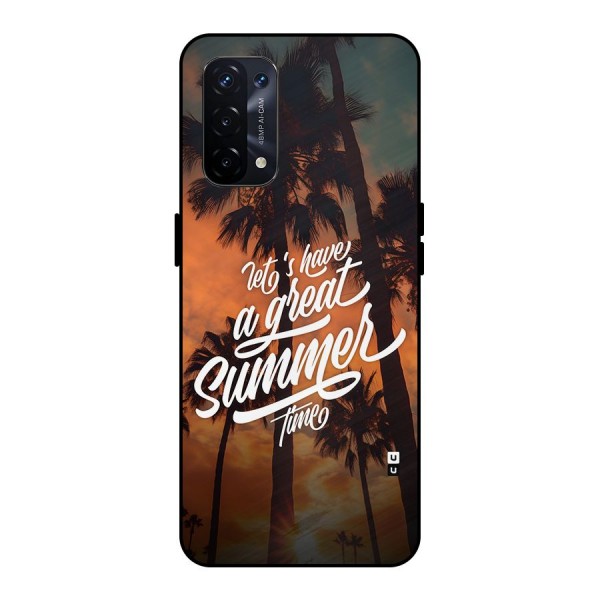 Great Summer Metal Back Case for Oppo A74 5G