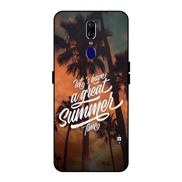 Great Summer Metal Back Case for Oppo F11