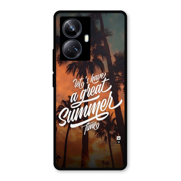 Great Summer Metal Back Case for Realme 10 Pro Plus