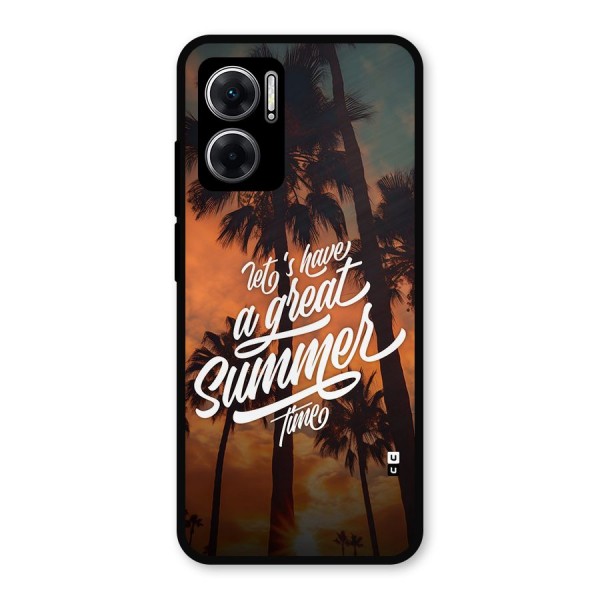 Great Summer Metal Back Case for Redmi 11 Prime 5G