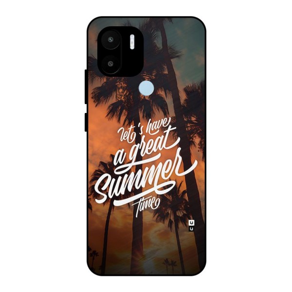 Great Summer Metal Back Case for Redmi A1 Plus