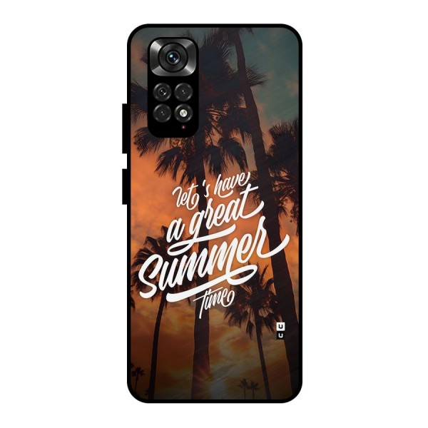 Great Summer Metal Back Case for Redmi Note 11 Pro