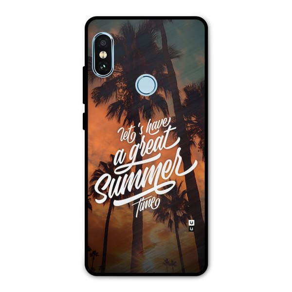 Great Summer Metal Back Case for Redmi Note 5 Pro