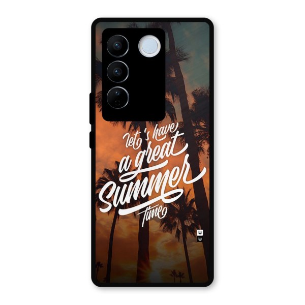 Great Summer Metal Back Case for Vivo V27