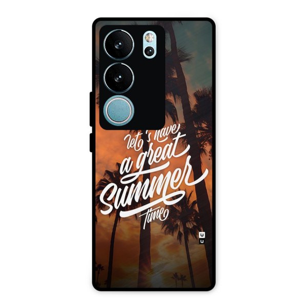 Great Summer Metal Back Case for Vivo V29 Pro