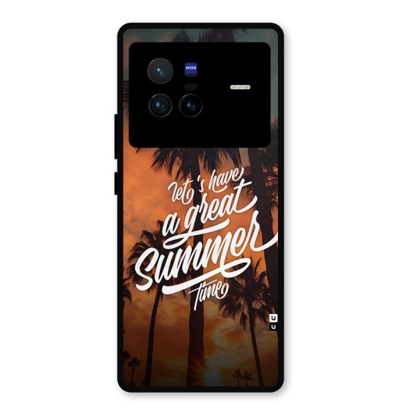 Great Summer Metal Back Case for Vivo X80