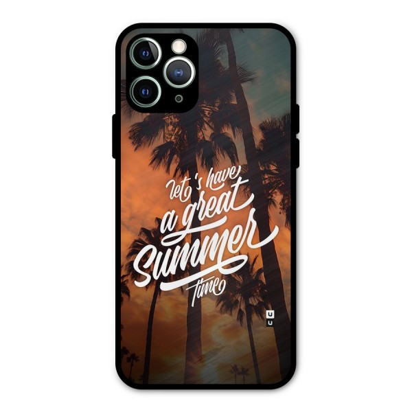 Great Summer Metal Back Case for iPhone 11 Pro Max