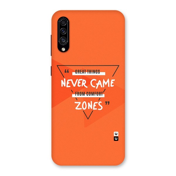 Great Things Comfort Zones Back Case for Galaxy A30s