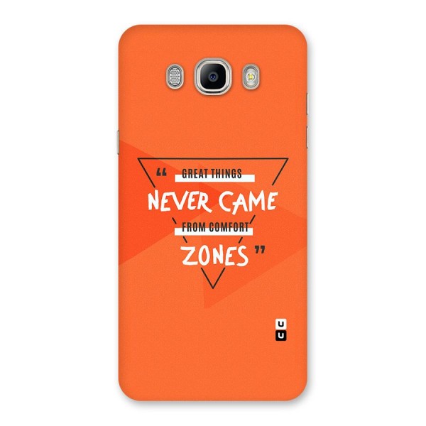 Great Things Comfort Zones Back Case for Galaxy On8