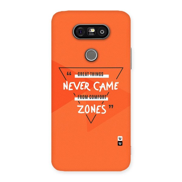 Great Things Comfort Zones Back Case for LG G5