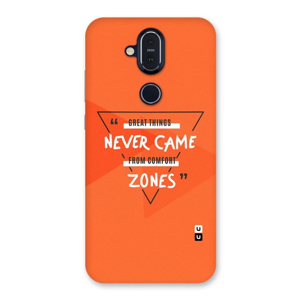 Great Things Comfort Zones Back Case for Nokia 8.1