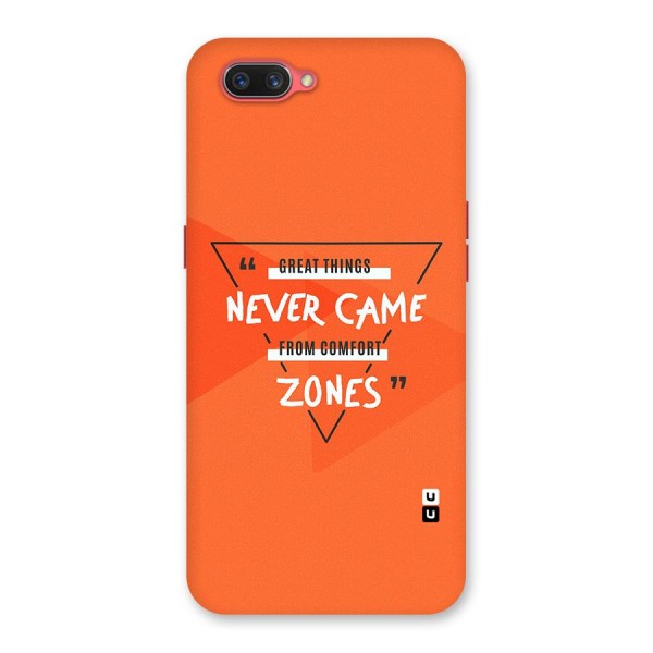 Great Things Comfort Zones Back Case for Oppo A3s