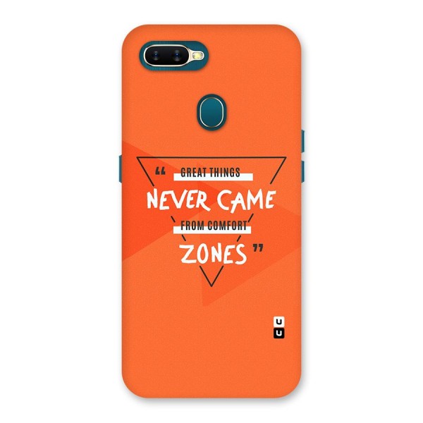 Great Things Comfort Zones Back Case for Oppo A7