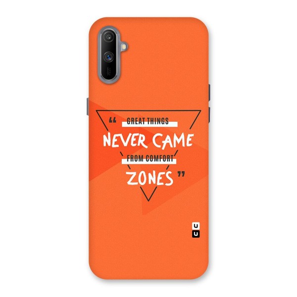 Great Things Comfort Zones Back Case for Realme C3