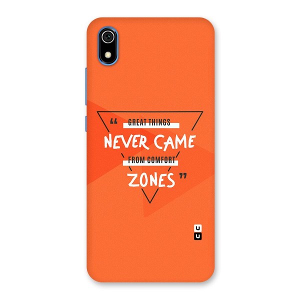 Great Things Comfort Zones Back Case for Redmi 7A