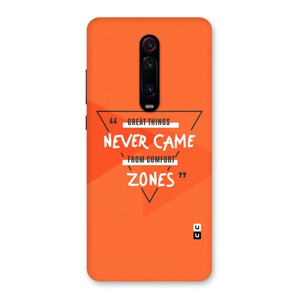 Great Things Comfort Zones Back Case for Redmi K20