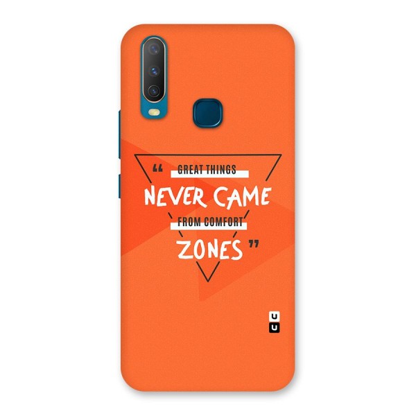 Great Things Comfort Zones Back Case for Vivo Y17