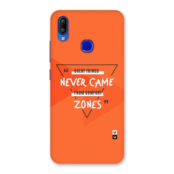 Great Things Comfort Zones Back Case for Vivo Y91