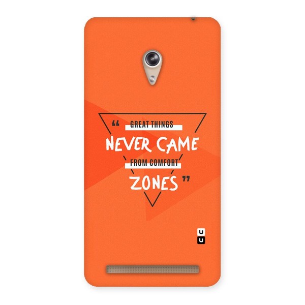 Great Things Comfort Zones Back Case for Zenfone 6