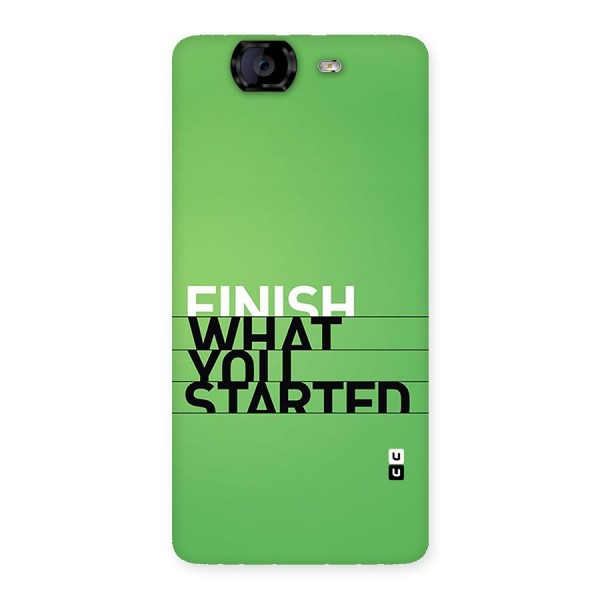 Green Finish Back Case for Canvas Knight A350