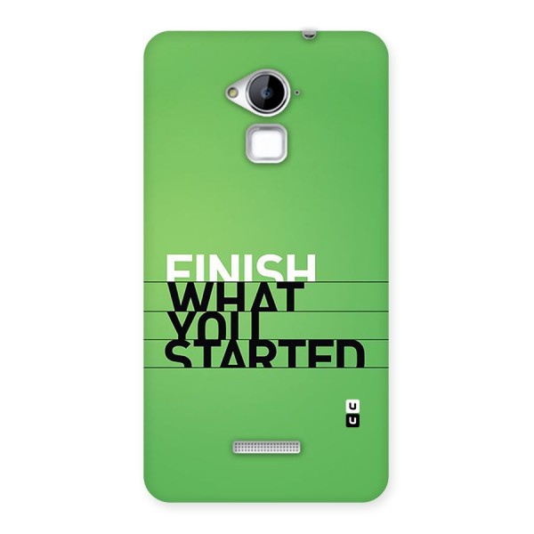 Green Finish Back Case for Coolpad Note 3