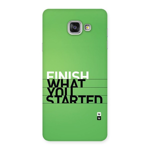 Green Finish Back Case for Galaxy A7 (2016)